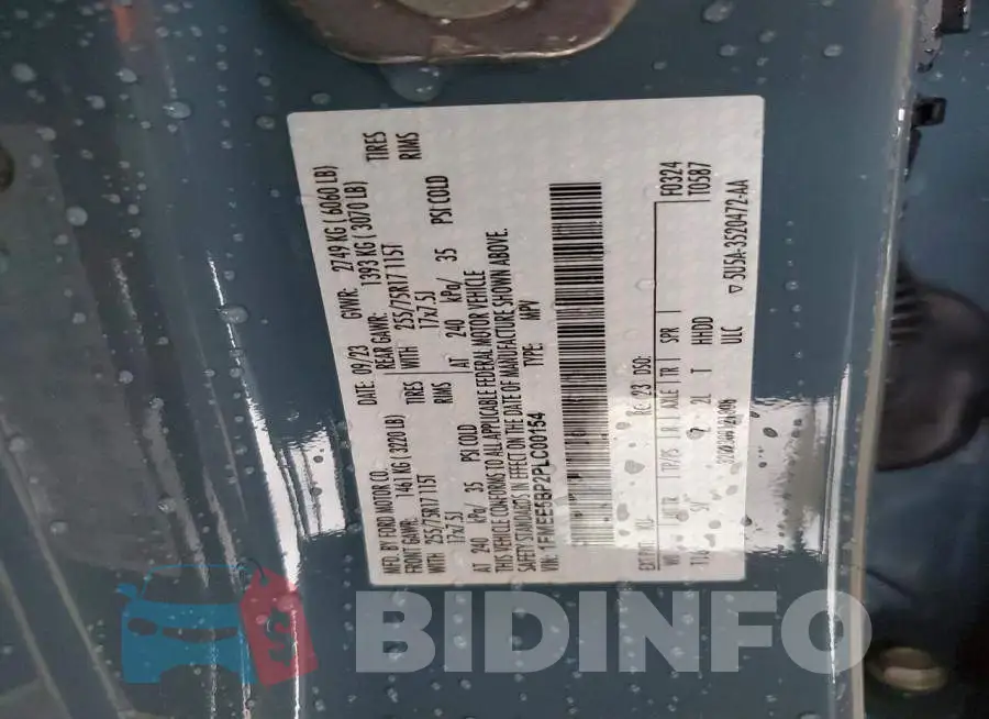 1FMEE5BP2PLC00154 Photo# 13