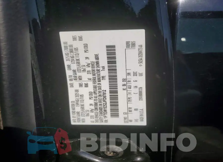 1FTEW1E52JFD87812 Photo# 12