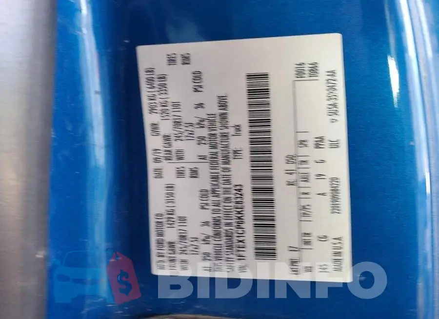 1FTEX1CP6KKE83243 Photo# 12