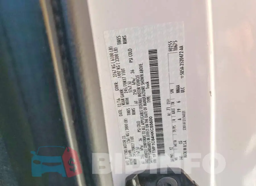 1FTMF1C84HKC55600 Photo# 12