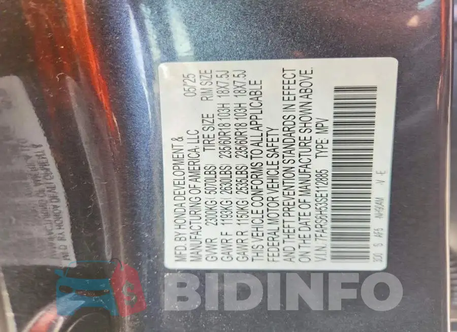 7FARS6H53SE112885 Photo# 13