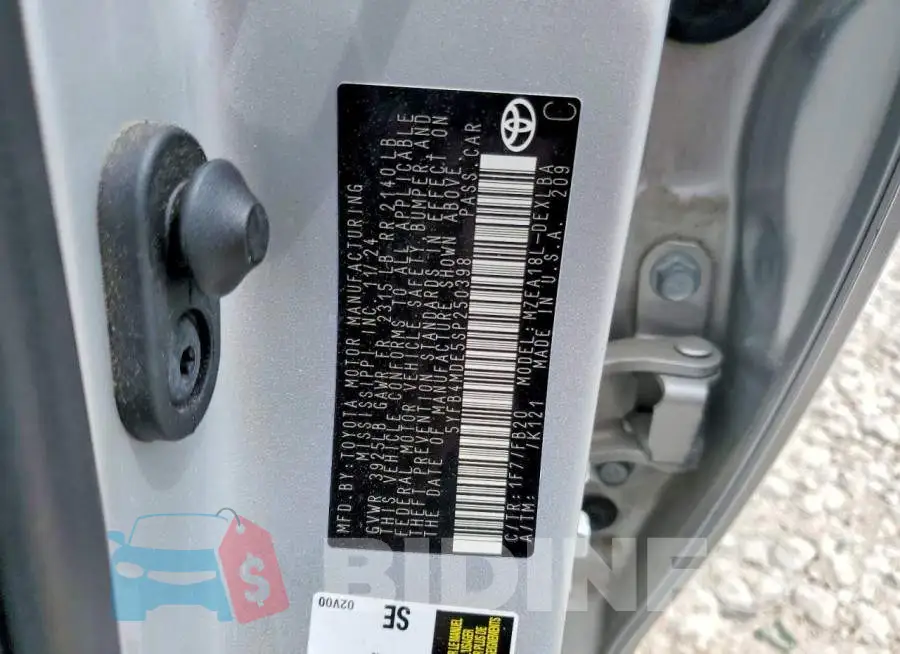 5YFB4MDE5SP250398 Photo# 12