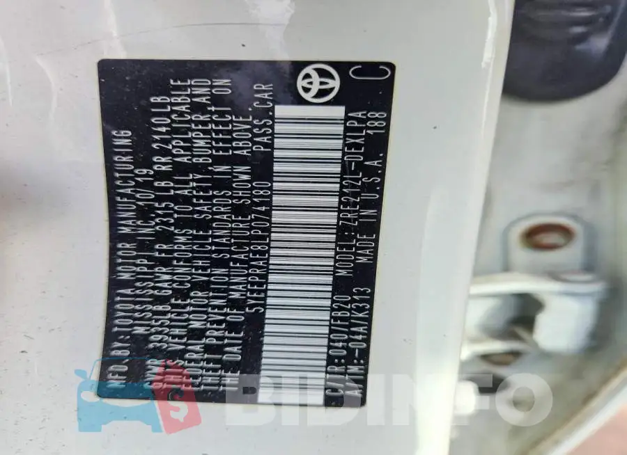5YFEPRAE8LP074180 Photo# 12