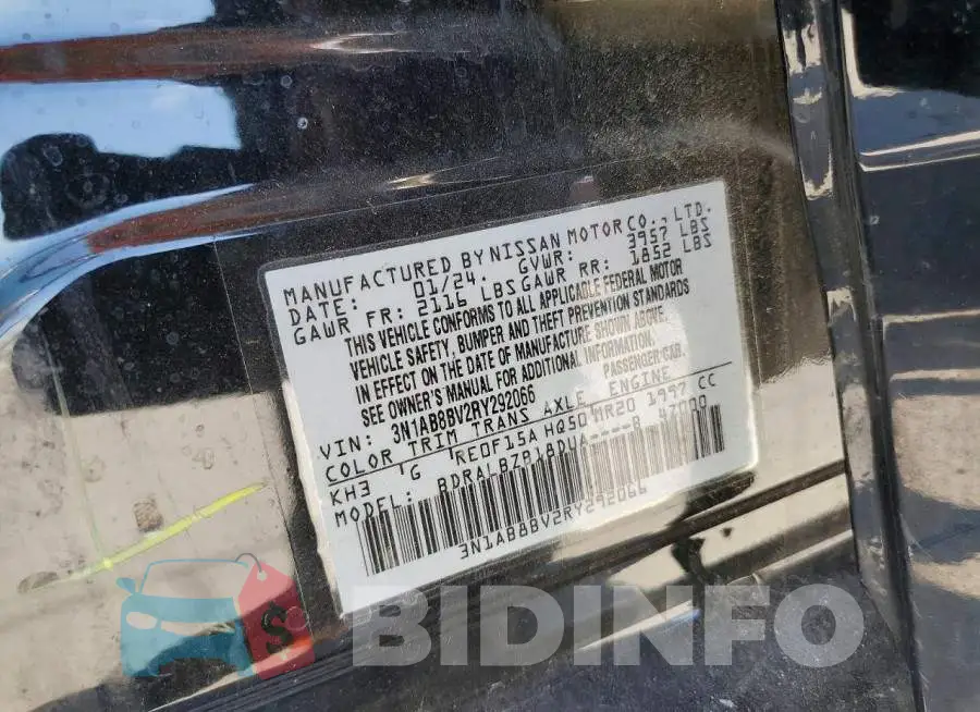 3N1AB8BV2RY292066 Photo# 12