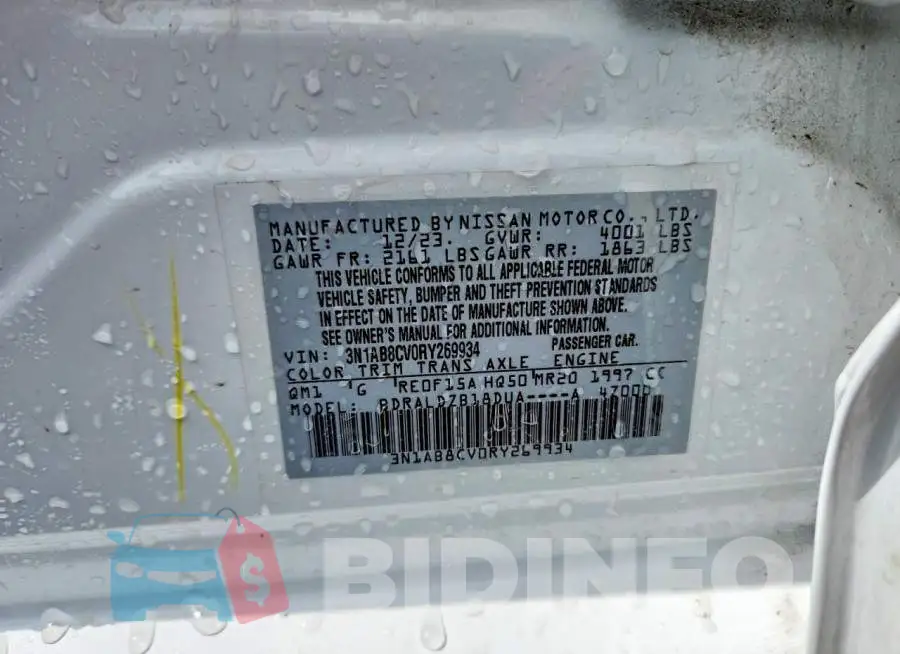 3N1AB8CV0RY269934 Photo# 12