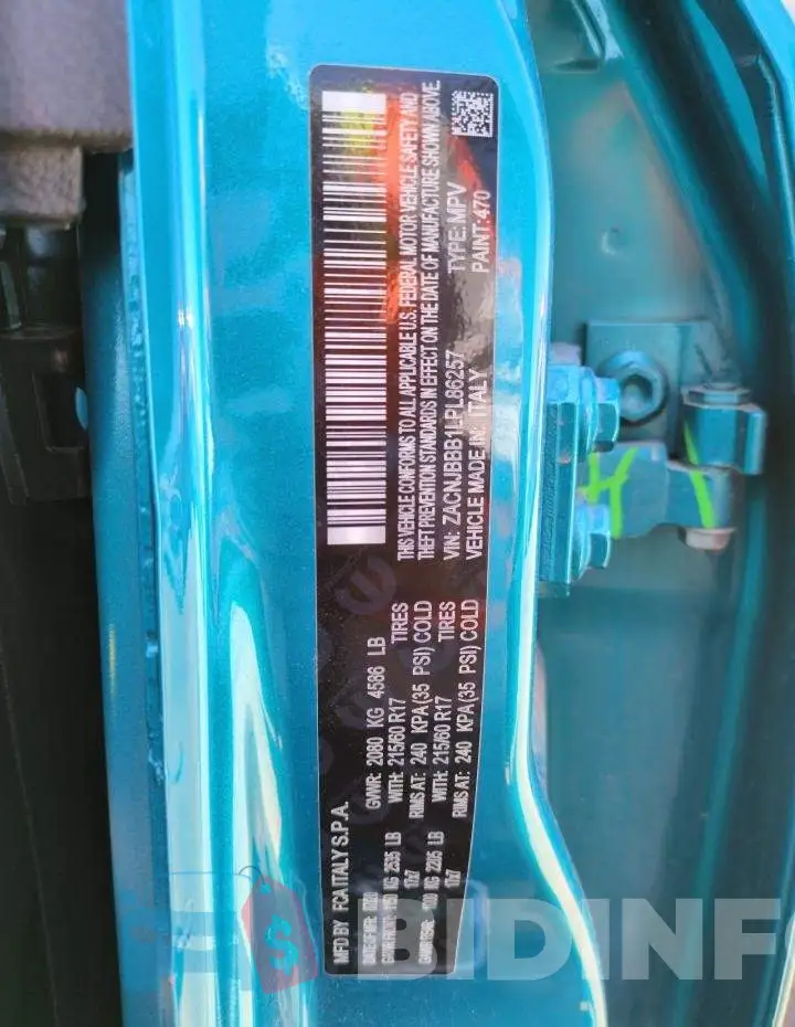 ZACNJBBB1LPL86257 Photo# 12