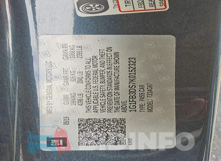1G1FB3DS7K0152323 Photo# 12