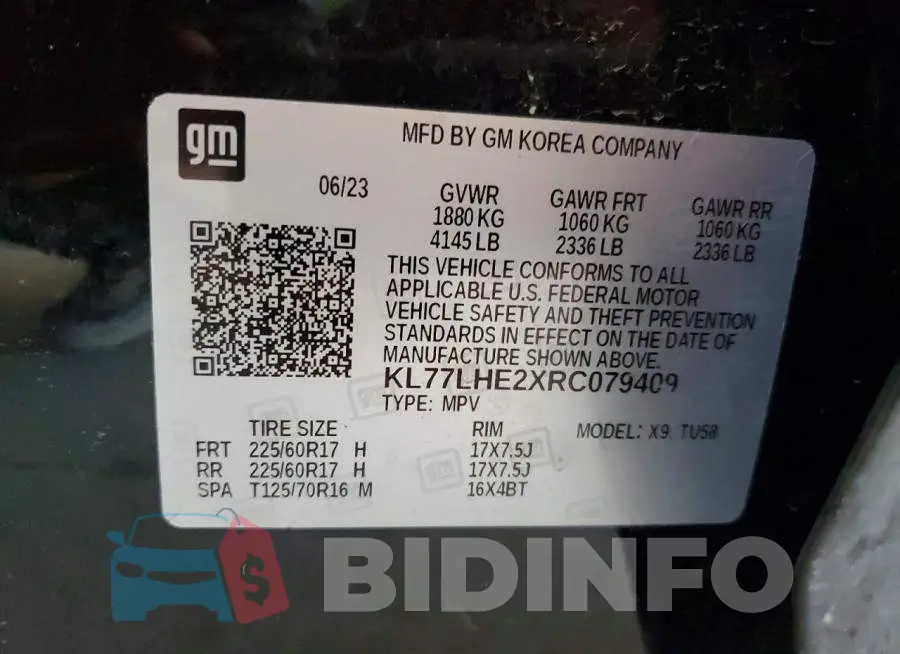 KL77LHE2XRC079409 Photo# 12