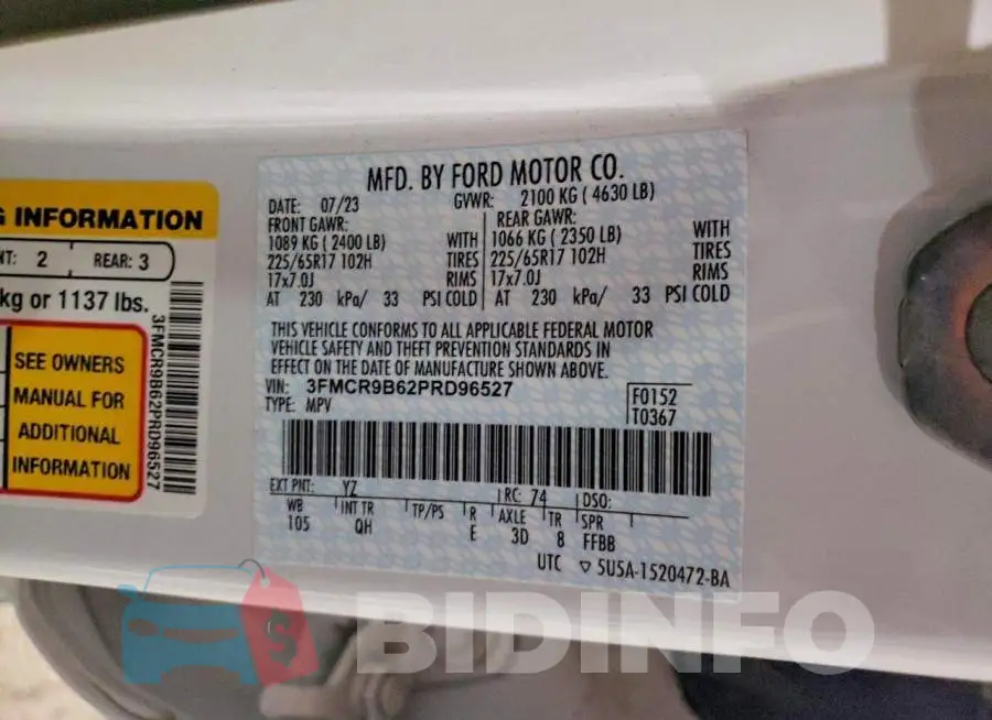 3FMCR9B62PRD96527 Photo# 13