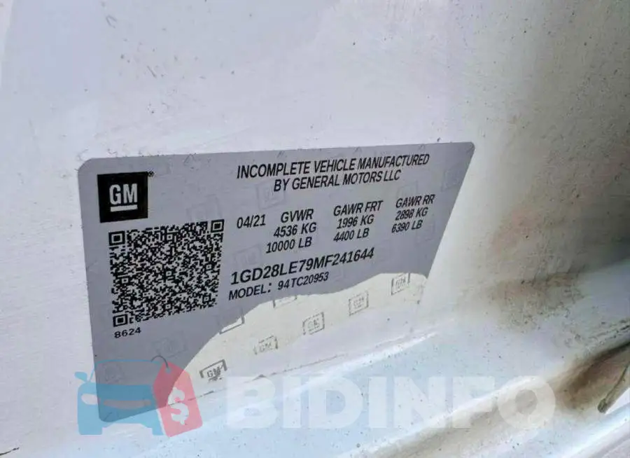1GD28LE79MF241644 Photo# 10