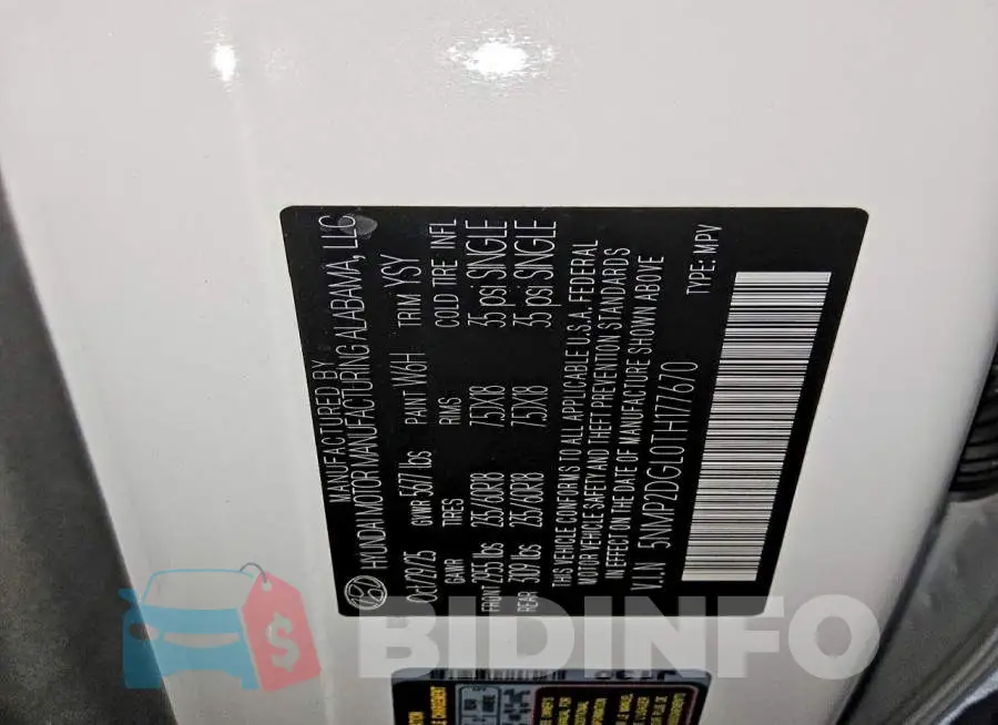 5NMP2DGL0TH177670 Photo# 13
