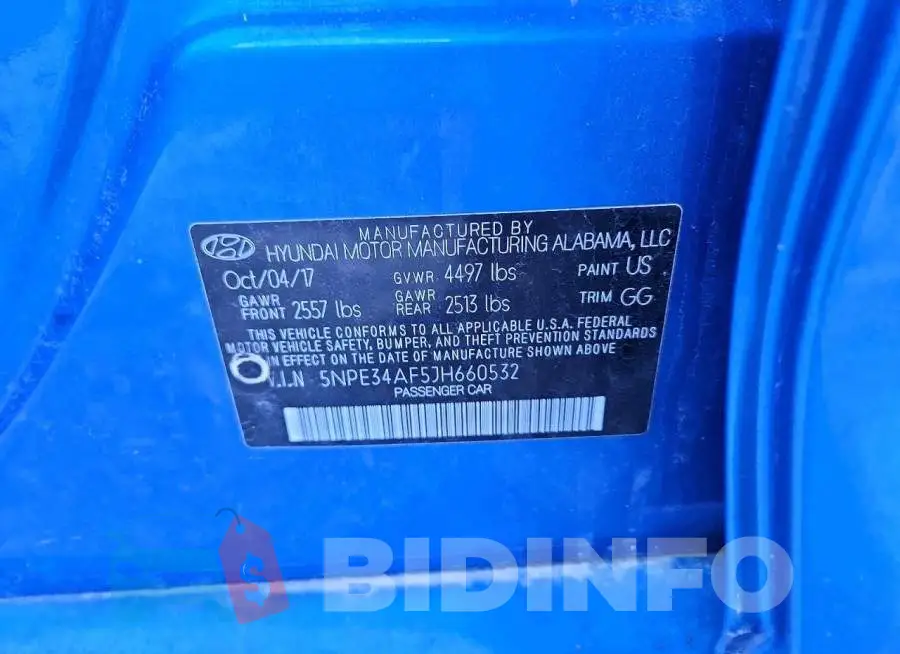 5NPE34AF5JH660532 Photo# 12