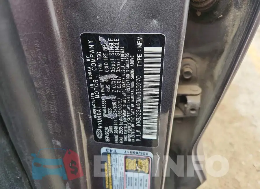 KM8J33A40MU350270 Photo# 12