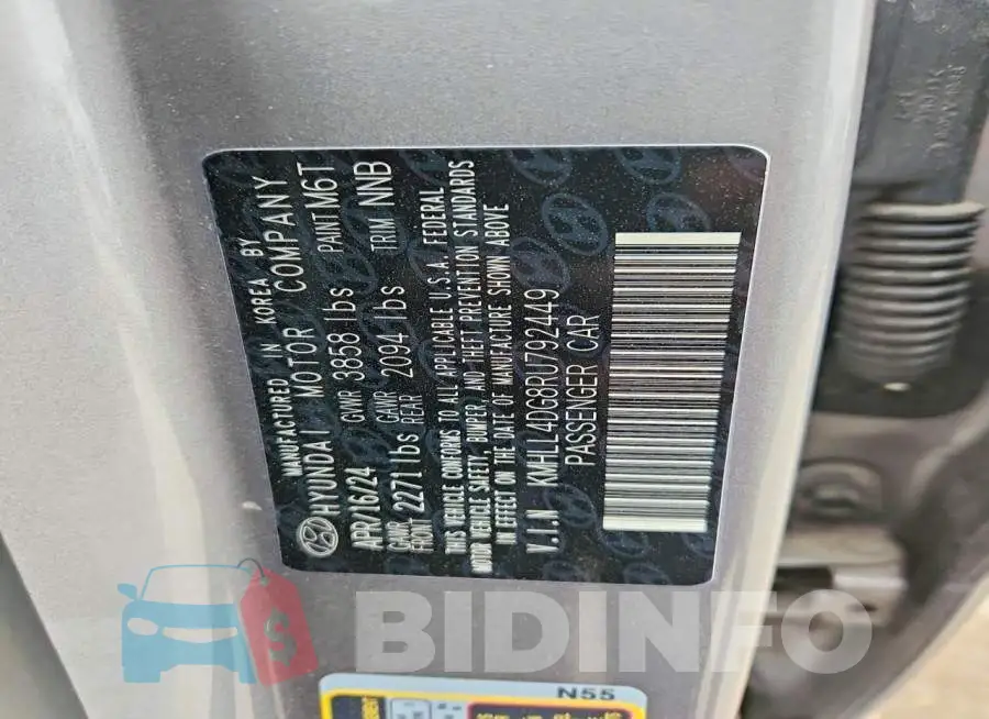 KMHLL4DG8RU792449 Photo# 12