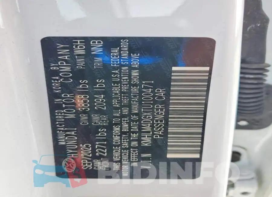 KMHLM4DGXTU100471 Photo# 12