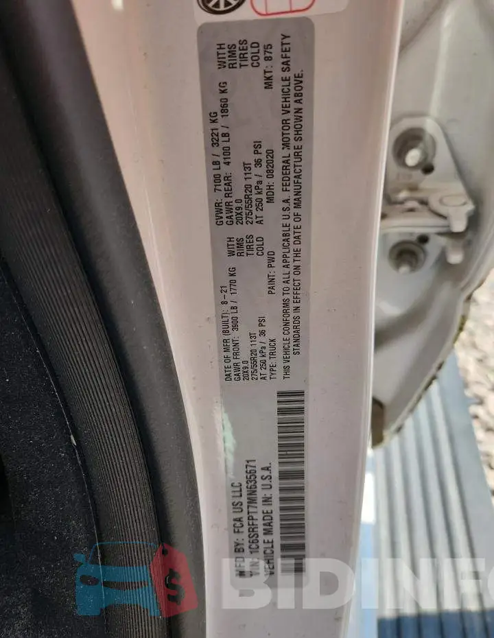 1C6SRFPT7MN635671 Photo# 12