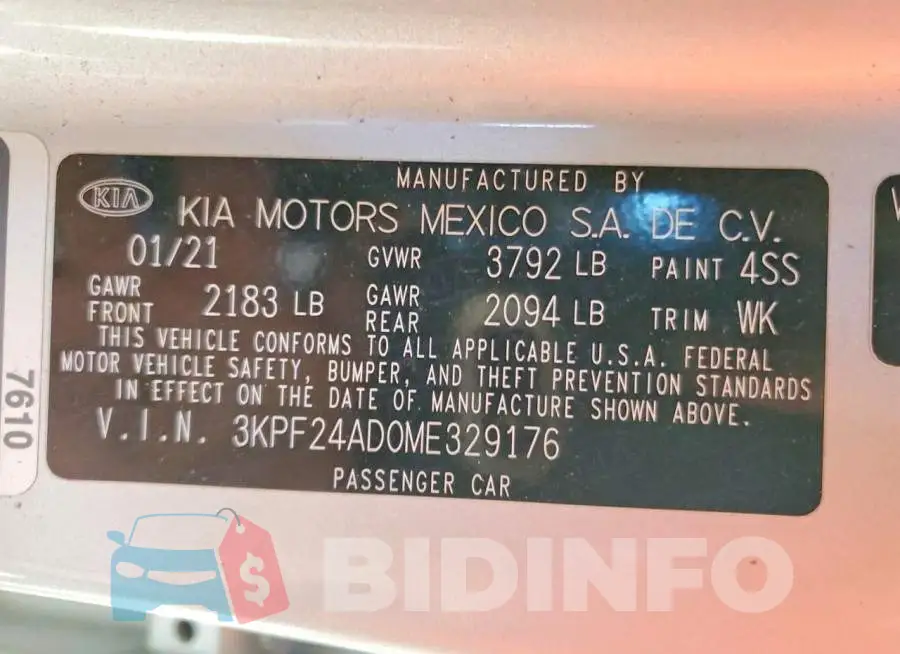 3KPF24AD0ME329176 Photo# 12