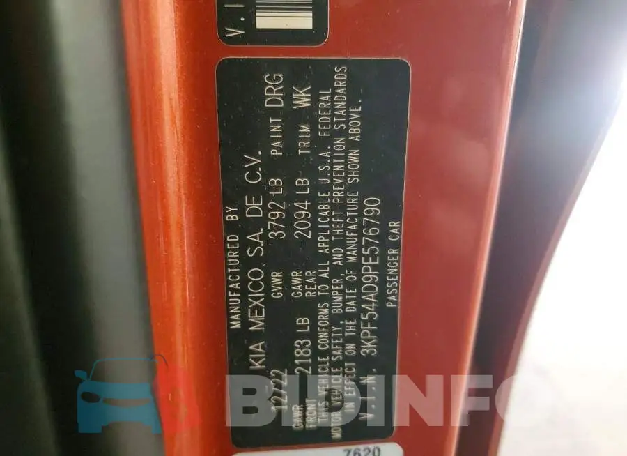 3KPF54AD9PE576790 Photo# 12