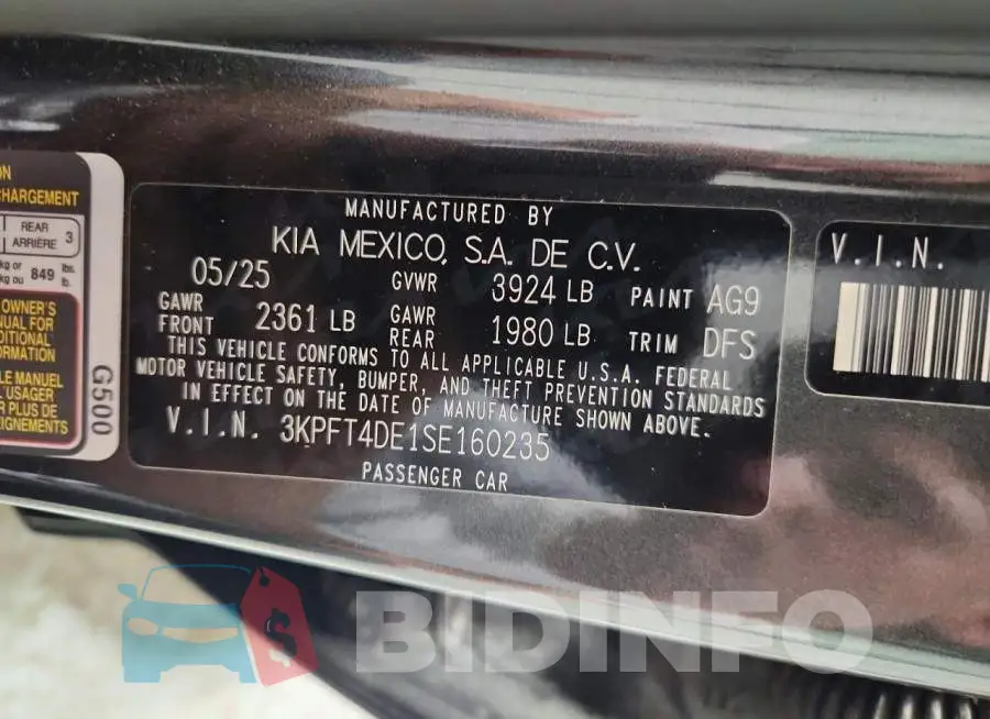 3KPFT4DE1SE160235 Photo# 12