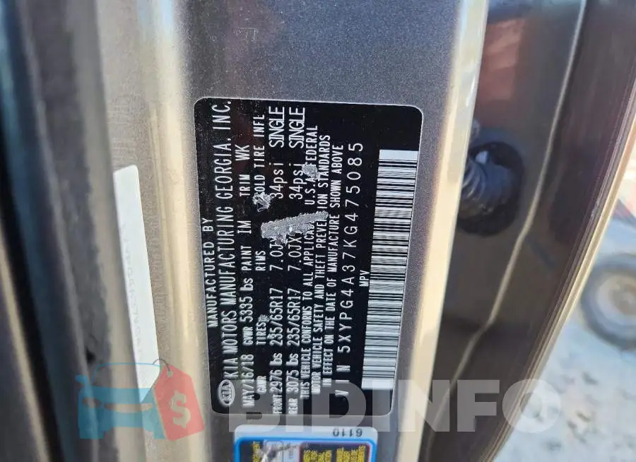 5XYPG4A37KG475085 Photo# 13
