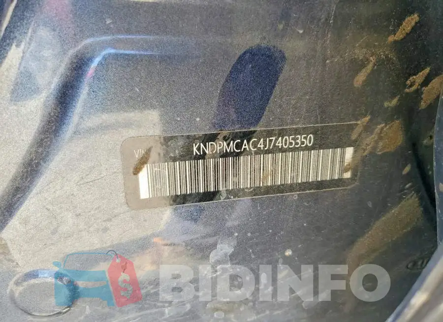 KNDPMCAC4J7405350 Photo# 13