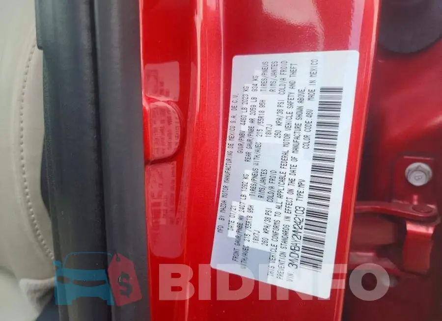3MVDMBAY2MM242103 Photo# 14