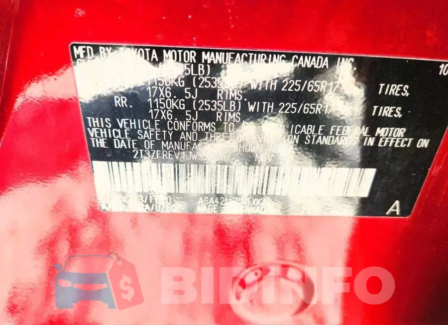 2T3ZFREV1JW510367 Photo# 12