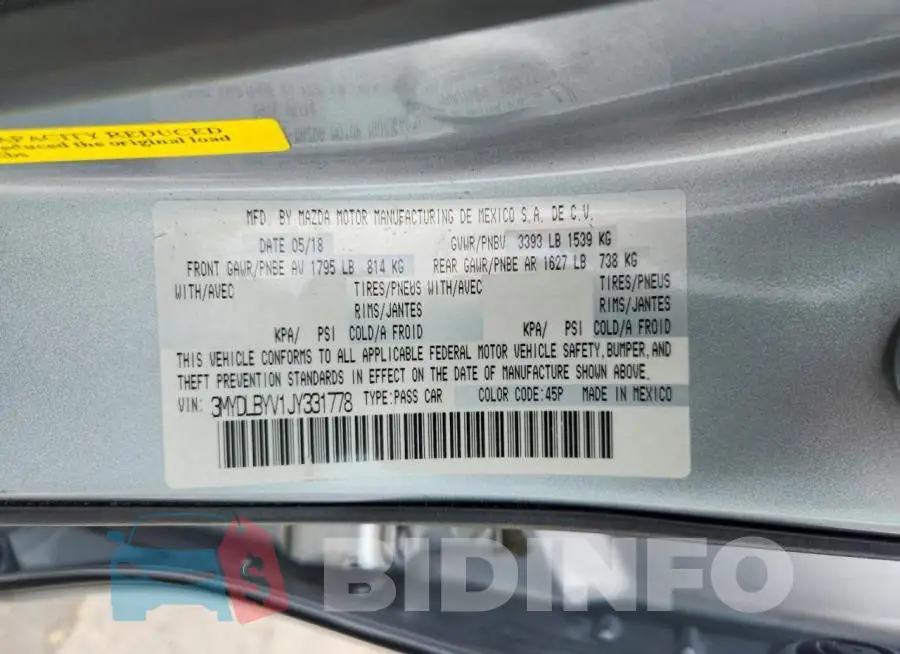 3MYDLBYV1JY331778 Photo# 12