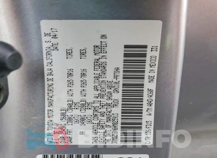 3TMDZ5BN6HM025913 Photo# 13