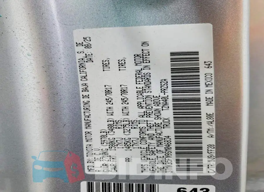 3TMKB5FN9SM046834 Photo# 12
