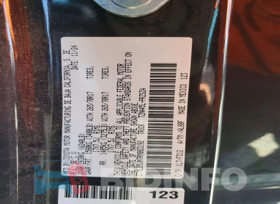 3TMLB5JN7RM083192 Photo# 12