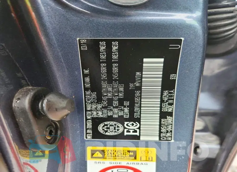 5TDJZRFHXJS851846 Photo# 13