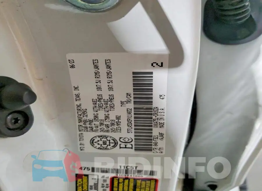 5TFLA5DA5PX114832 Photo# 12