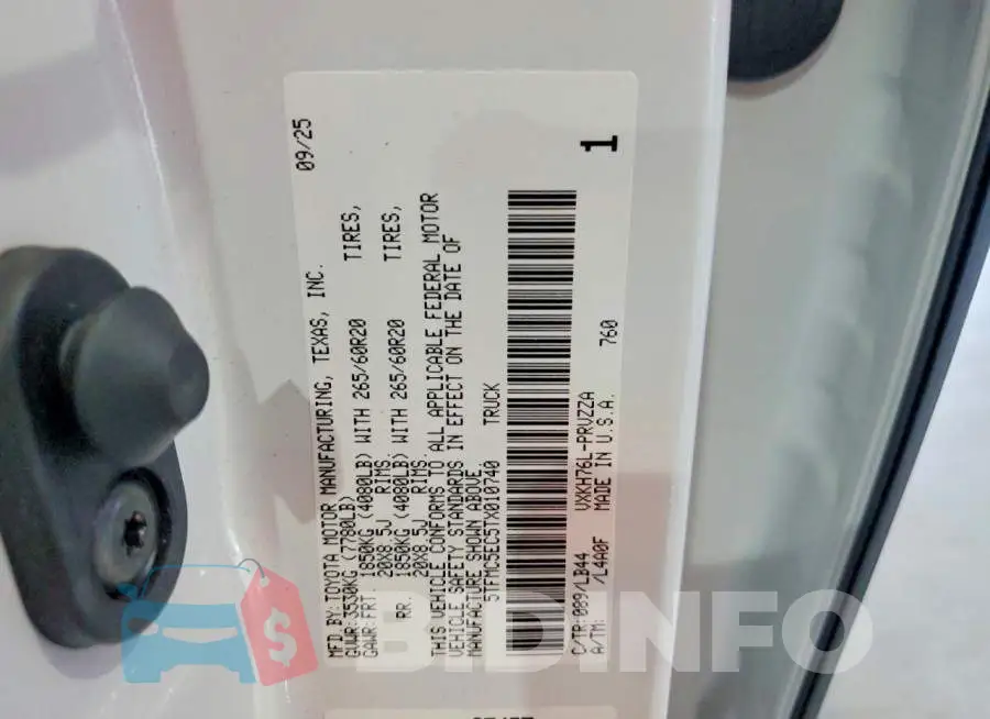 5TFMC5EC5TX010740 Photo# 12