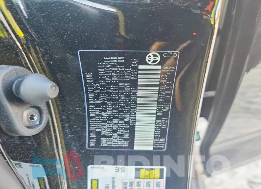 5YFB4MDE1TP391387 Photo# 12