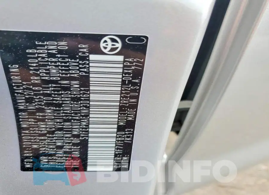 5YFEPMAE1NP301621 Photo# 12