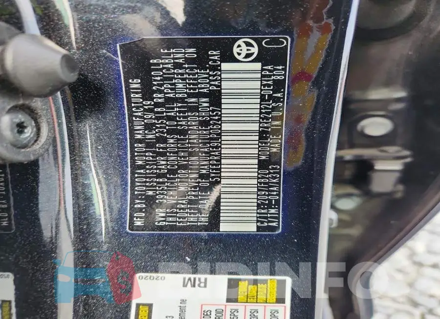 5YFEPRAE9LP062457 Photo# 12