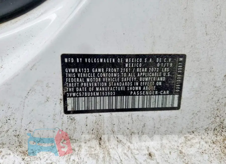 3VWC57BU9KM153903 Photo# 13