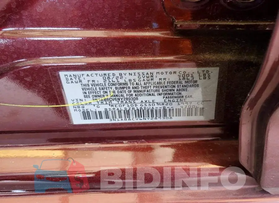 3N1AB8CV6NY289308 Photo# 12