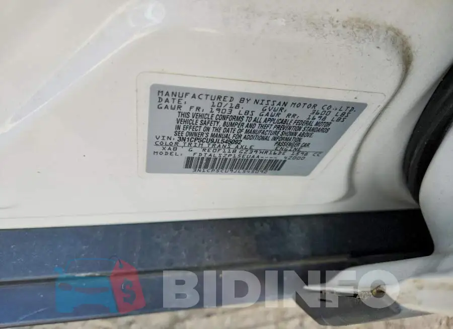 3N1CP5CU9JL545092 Photo# 13