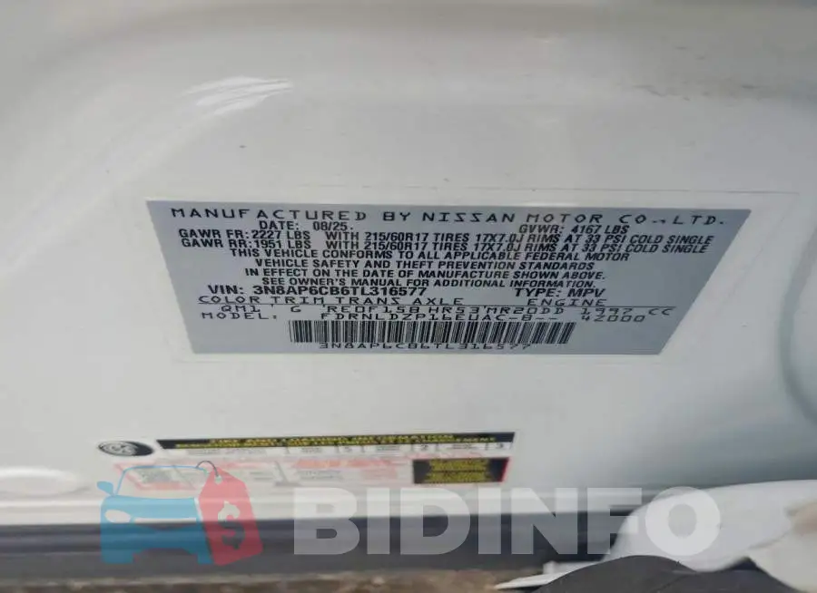 3N8AP6CB6TL316577 Photo# 13