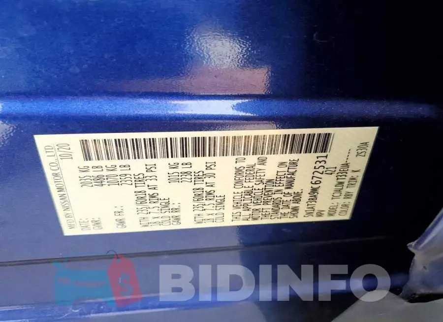 5N1AT3BA9MC672531 Photo# 13