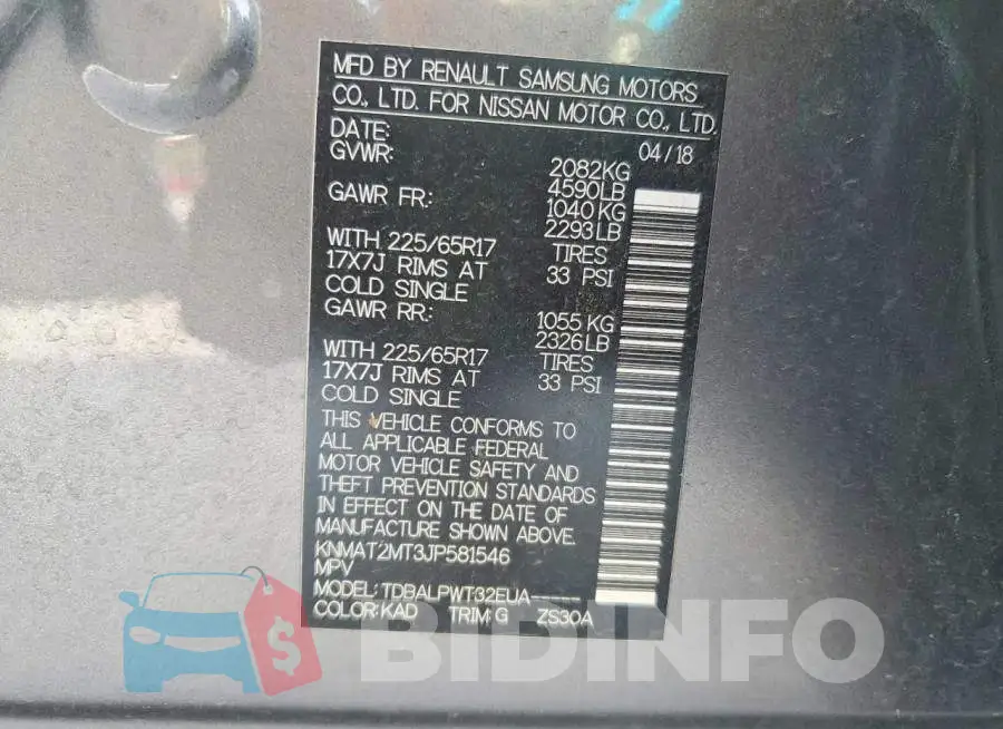KNMAT2MT3JP581546 Photo# 13