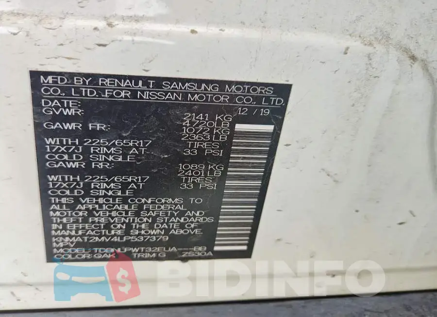 KNMAT2MV4LP537379 Photo# 12