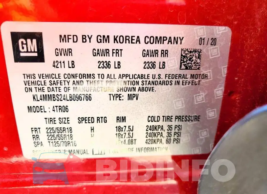 KL4MMBS24LB096766 Photo# 12