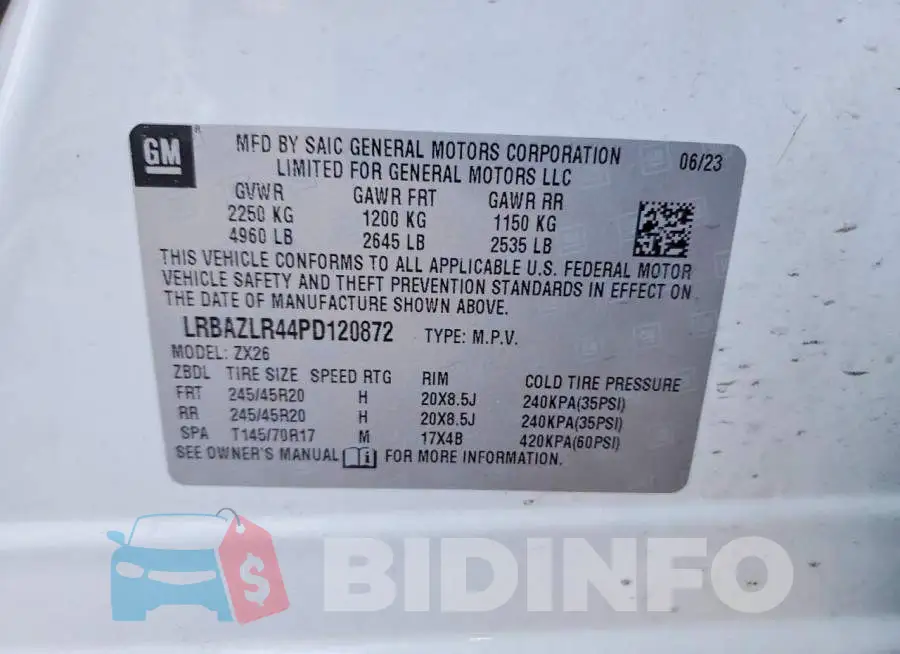 LRBAZLR44PD120872 Photo# 14