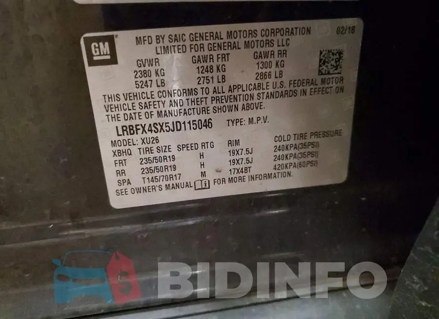 LRBFX4SX5JD115046 Photo# 13