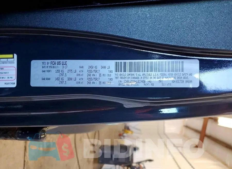 1C4BJWDG4HL617458 Photo# 13