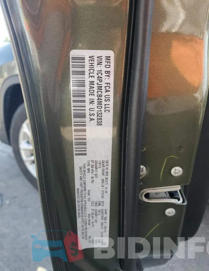 1C4PJMCB4MD132838 Photo# 13