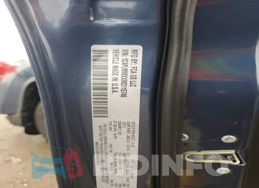 1C4PJMMXXMD115746 Photo# 13